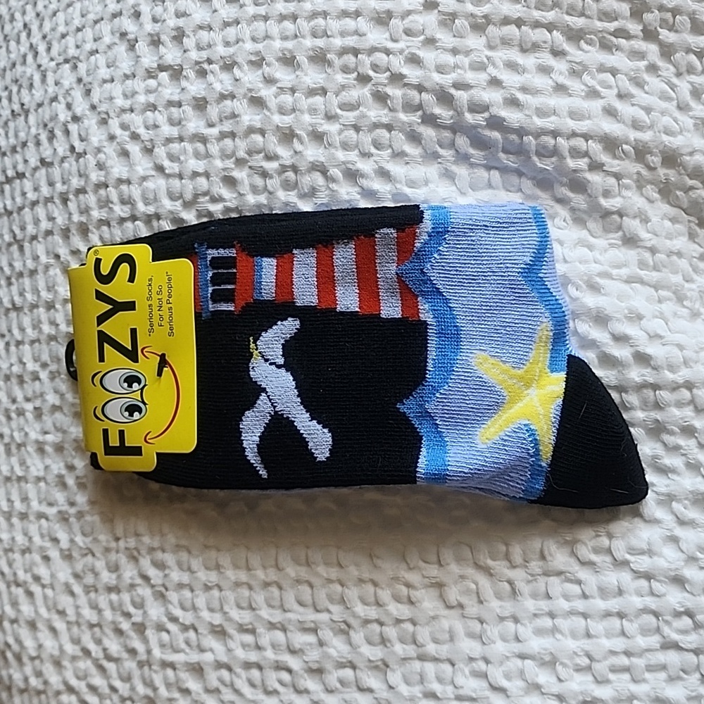 3/$20 Foozy Funny Lighthouse Socks!